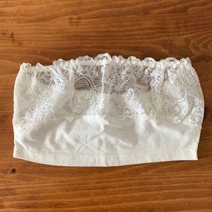 Cream lace bandeau